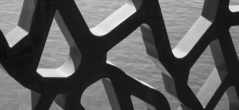 Close up of Mucem, Marseille